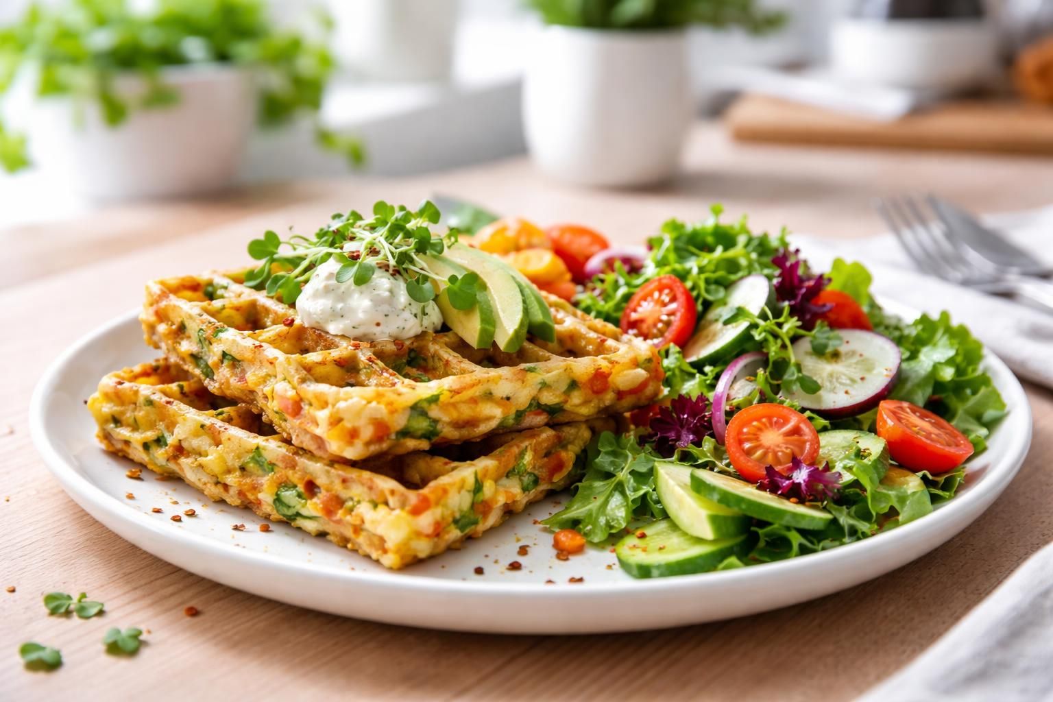 découvrez notre recette saine de gaufres aux légumes, parfaite pour un repas équilibré en 2025, alliant saveur et bien-être.