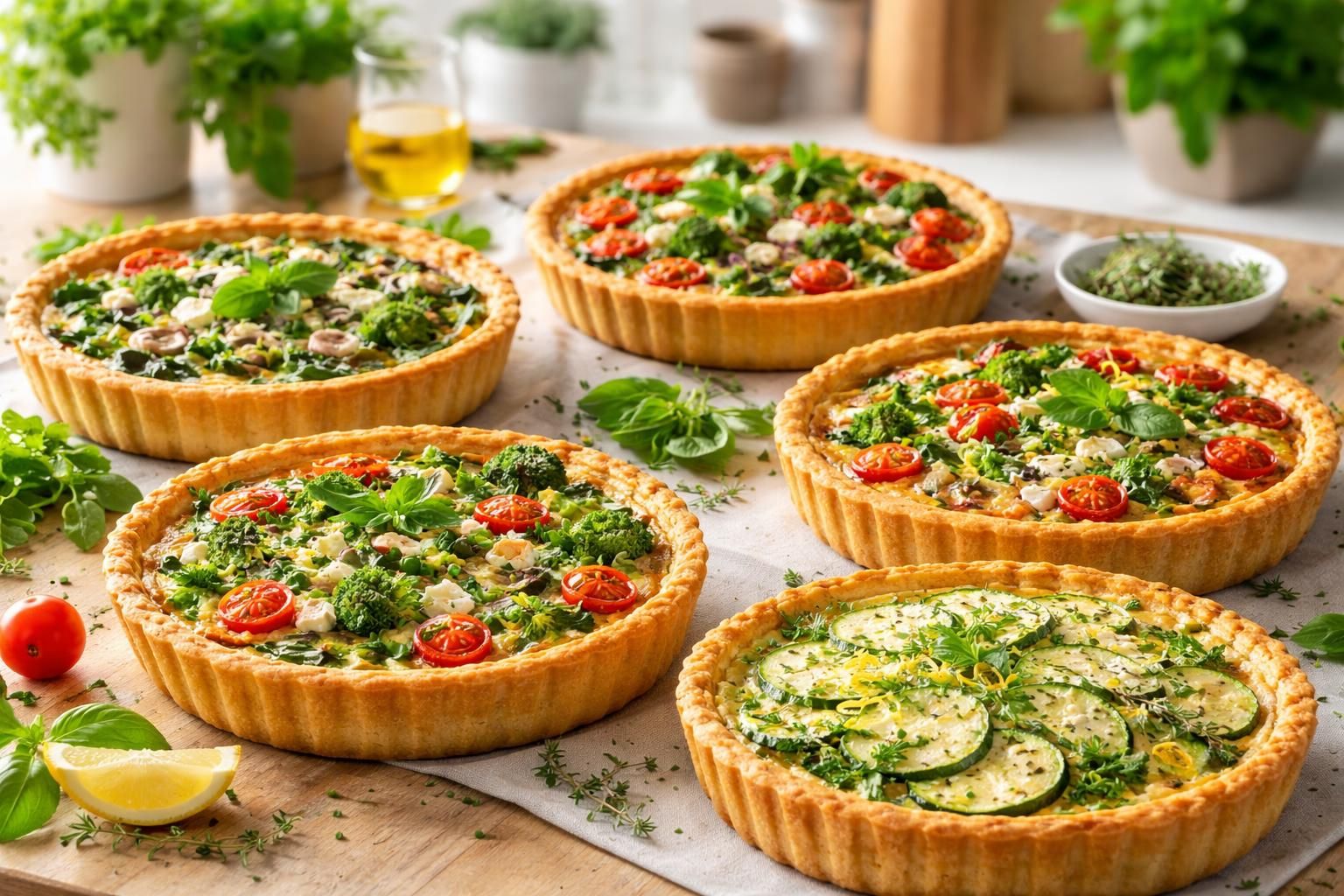 découvrez 5 recettes gourmandes et légères de quiche healthy à tester en 2025 pour allier plaisir et alimentation équilibrée.